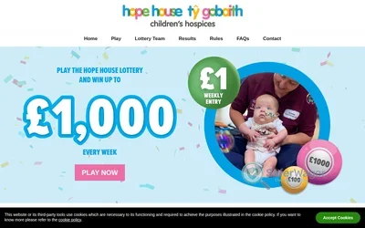 Hope House Lottery screenshot