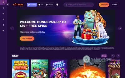 Hot Wins Casino screenshot