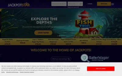 Jackpot Star website