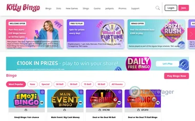 Kitty Bingo website