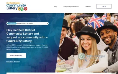 Lichfield Community Lottery screenshot
