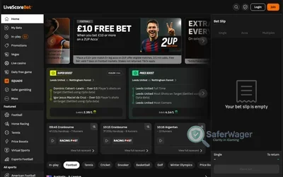 LiveScore Bet screenshot
