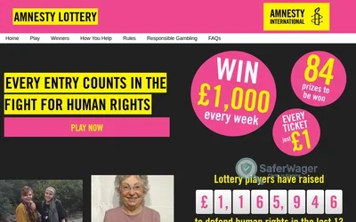 Amnesty Lottery screenshot