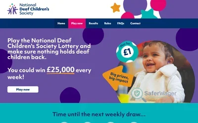 lottery.ndcs.org.uk screenshot
