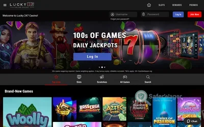 Lucky247 website