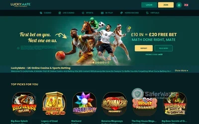 LuckyMate website