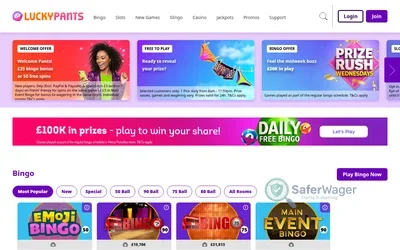 Lucky Pants Bingo screenshot