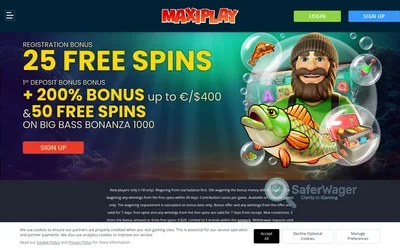 Maxiplay Casino screenshot