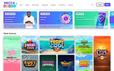 Mecca Games website