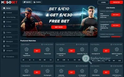 MogoBet Casino screenshot