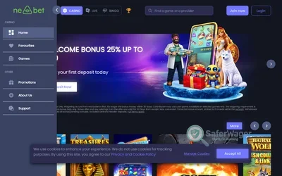 NE-BET website