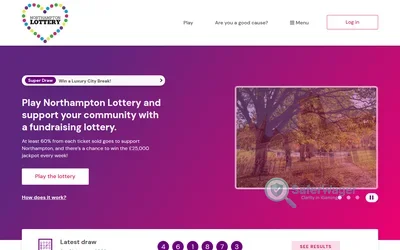 Northampton Lottery website