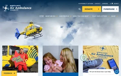 North West Air Ambulance Charity website