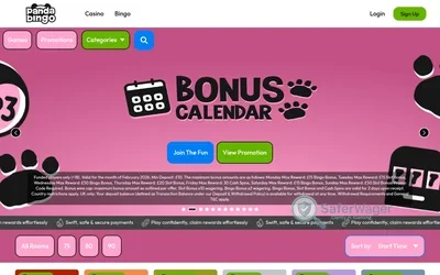 Panda Bingo screenshot