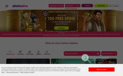 PlayKasino screenshot