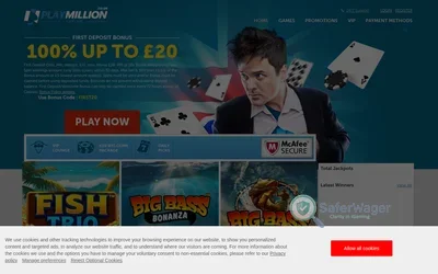 PlayMillion Casino screenshot