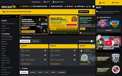 PricedUp Bet screenshot