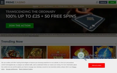 Prime Casino screenshot