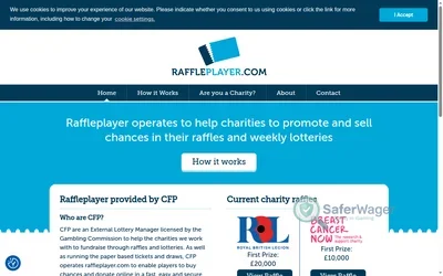 Raffleplayer website