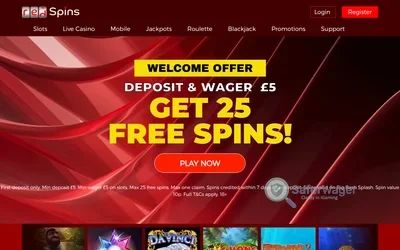 Red Spins Casino screenshot