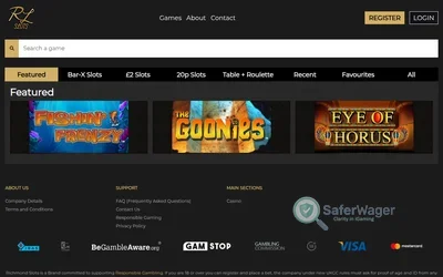 Richmond Slots website