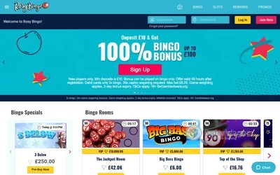 Rosy Bingo website