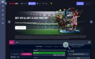 Rubybet Casino screenshot
