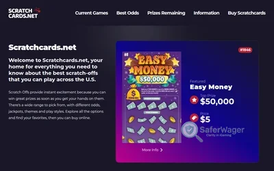 Scratchcards.net website