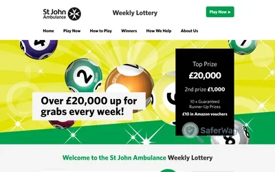 SJA Weekly Lottery screenshot