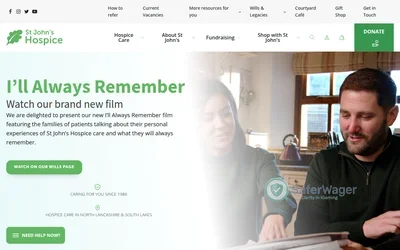 St John's Hospice Lottery screenshot