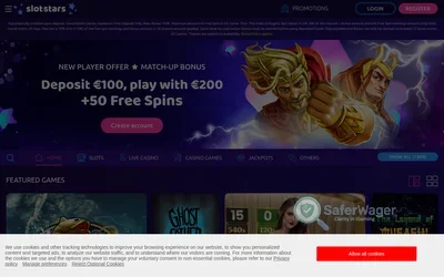 Slotstars website