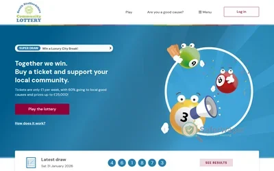 South Staffs Lottery screenshot