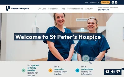 St Peter's Hospice Lottery screenshot