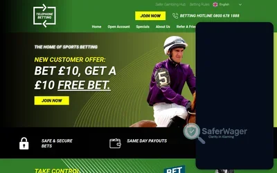 Telephone Betting website