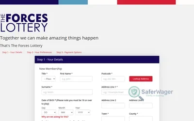 The Forces Lottery screenshot