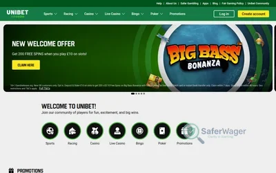 Unibet website