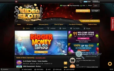 Videoslots screenshot