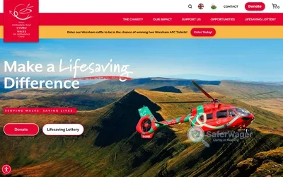 Wales Air Ambulance Lottery screenshot