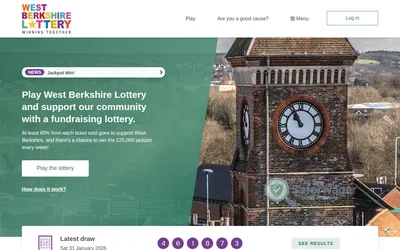 West Berkshire Lottery screenshot