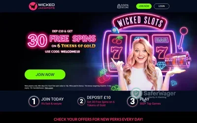 Wicked Jackpots Casino screenshot