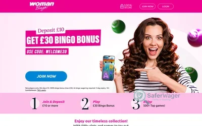 Woman Bingo screenshot