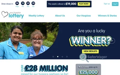 Your Hospice Lottery screenshot
