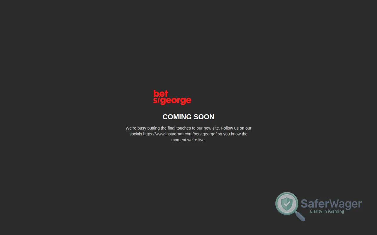 Screenshot of BetstGeorge website