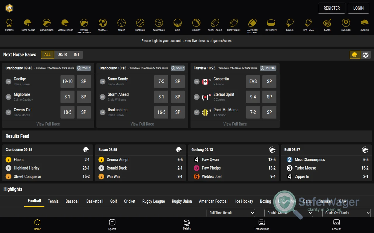 Screenshot of Geoff Banks website