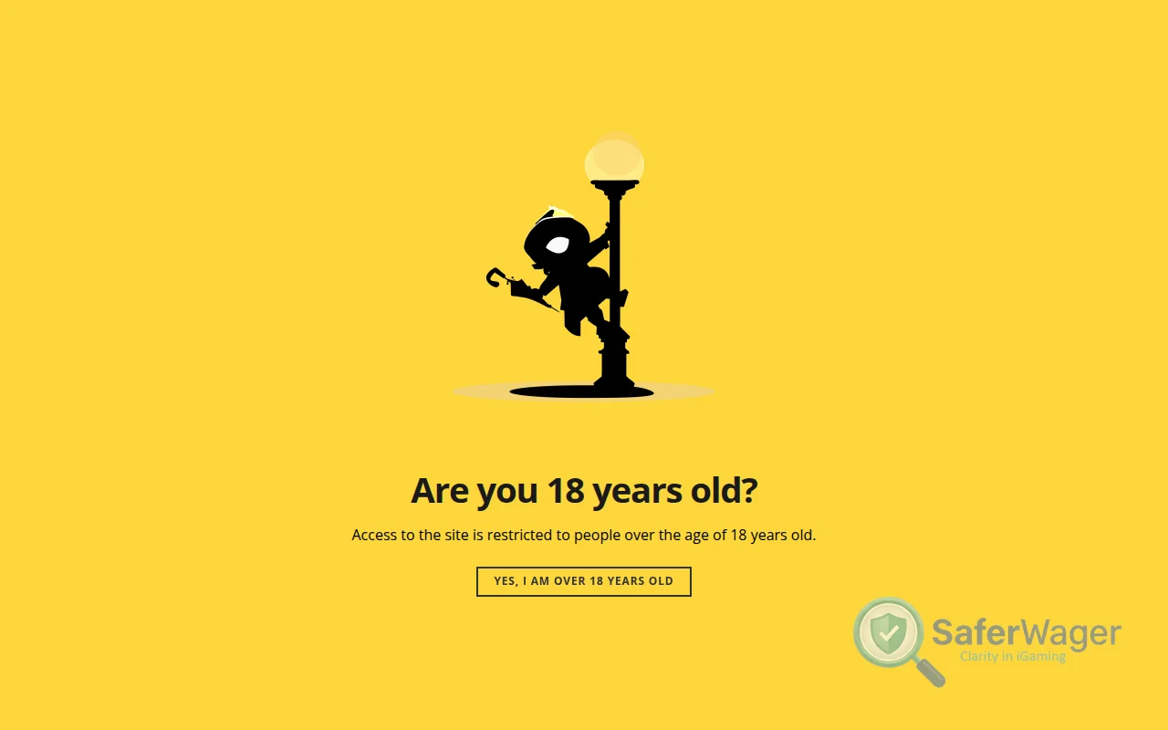 Screenshot of Lady Luck Games website