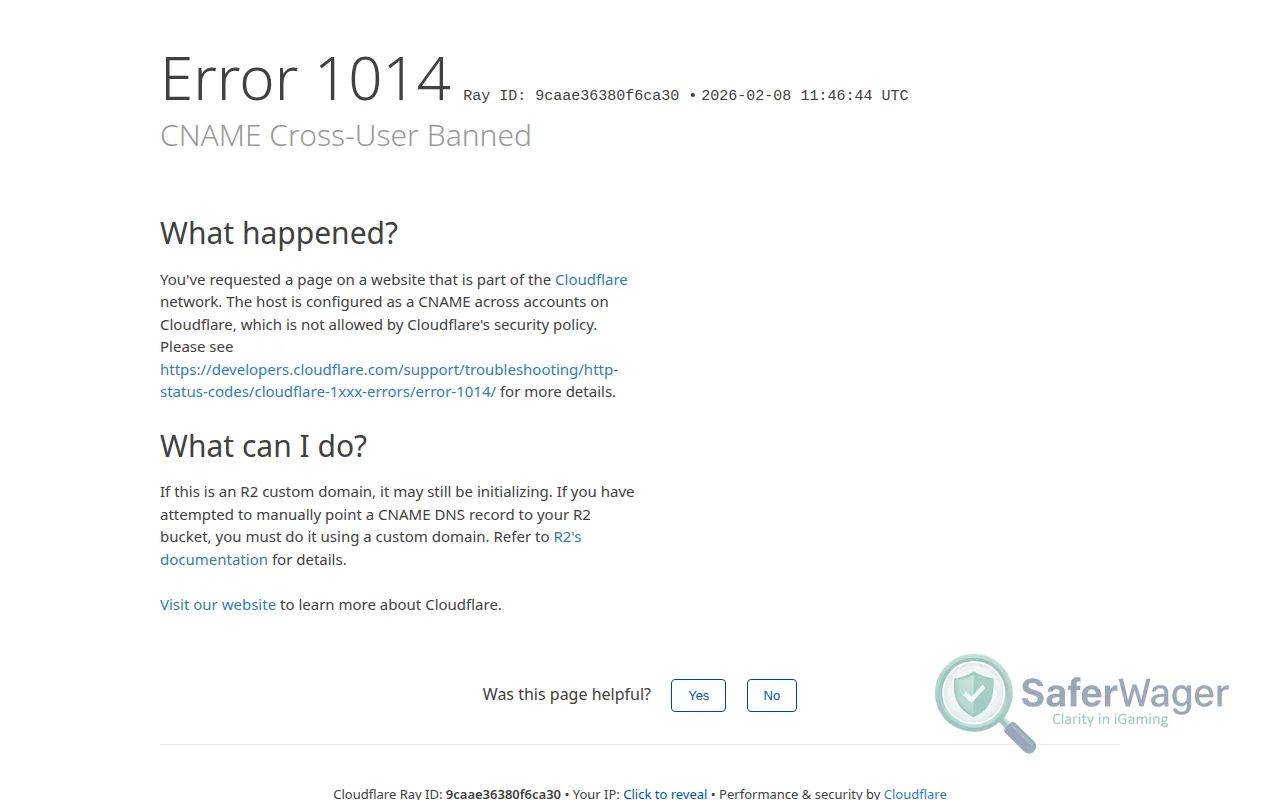 Screenshot of QuinnBet website