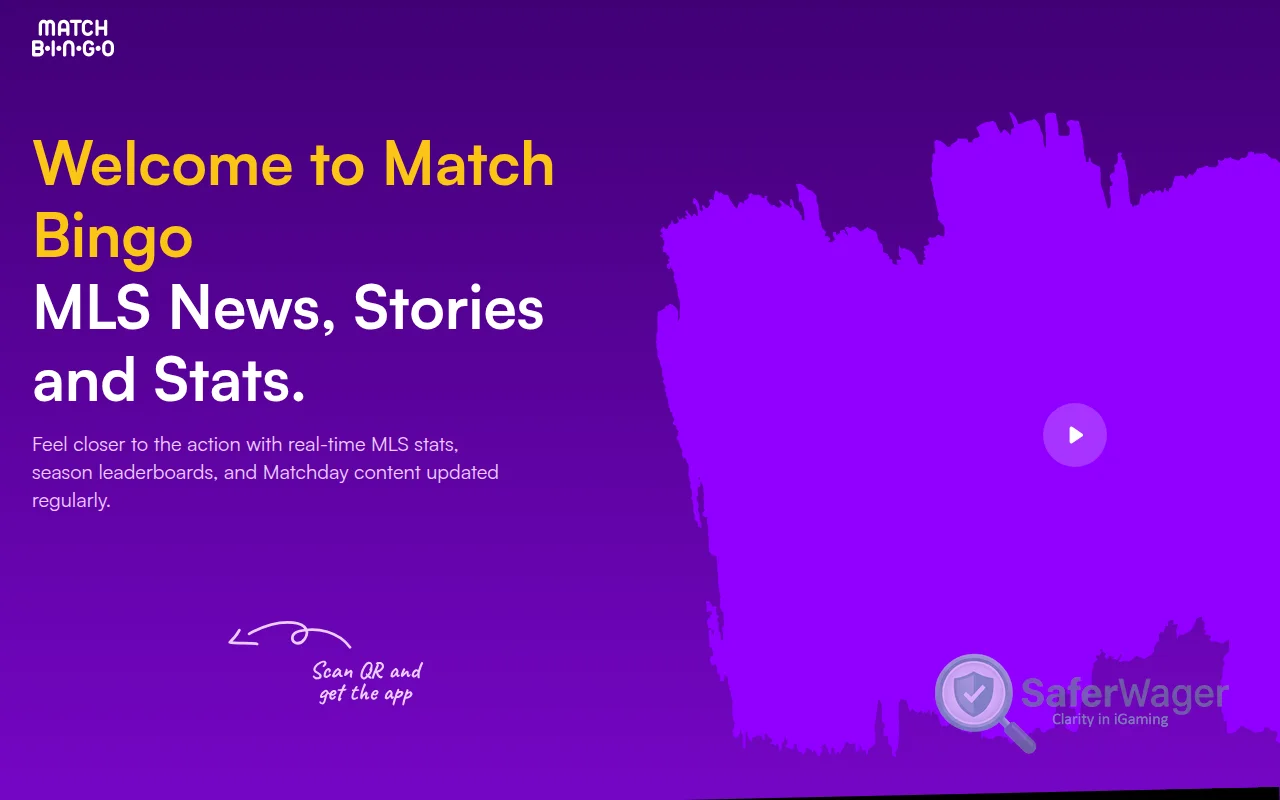 Screenshot of Match Bingo website