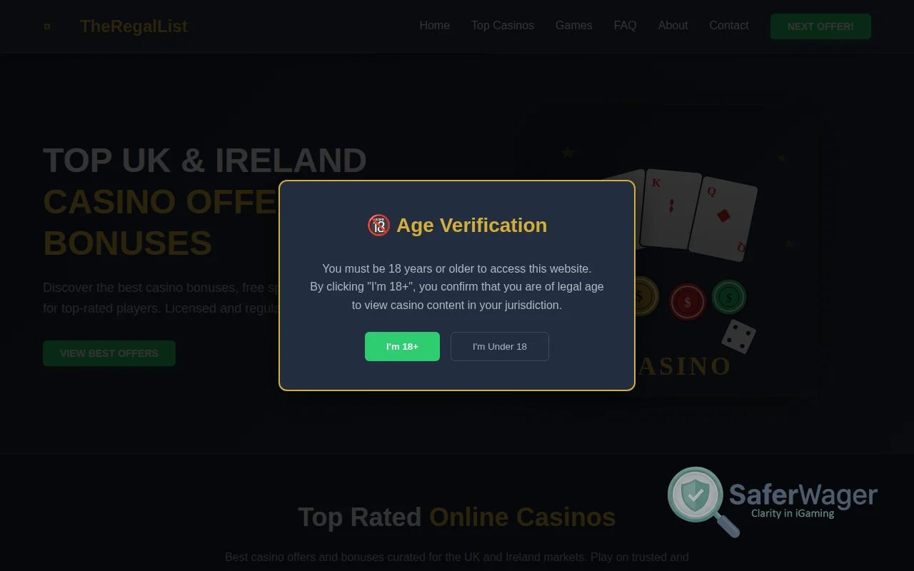 Screenshot of MyArkade website
