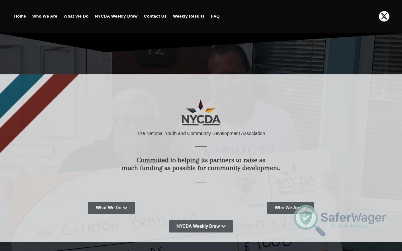 Screenshot of NYCDA Casino website